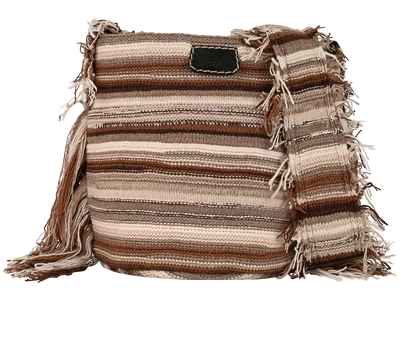 Jorge Medium Tote, £350, Handbags, Beige/Brown/Cream, Cashmere, Front view